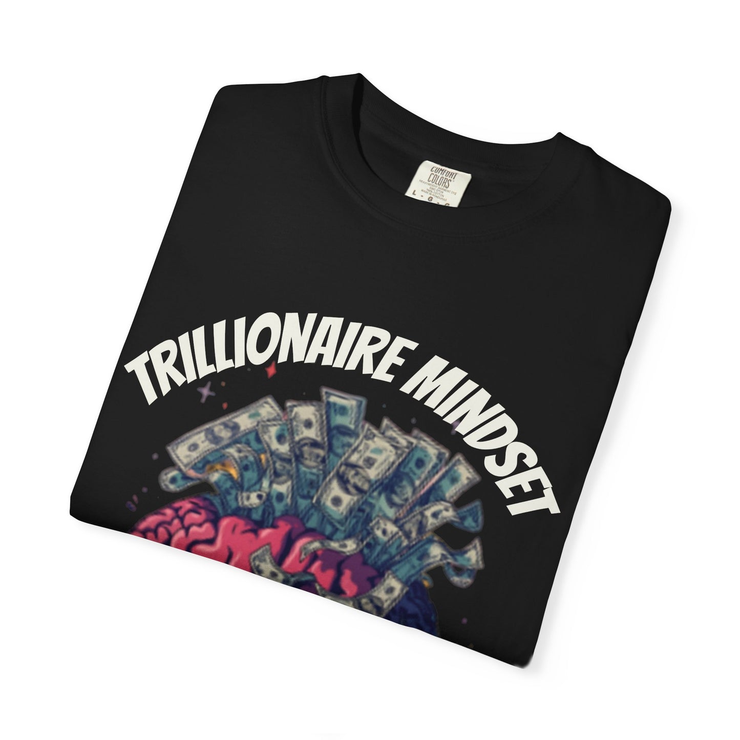 SHHH Forever Trillionaire Mindset T-Shirt — Brain & Money Graphic Tee