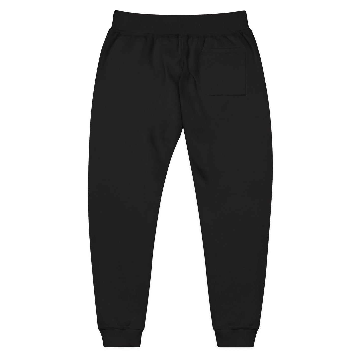 SHHH Forever (Trillionaire Mindset) Embroidered Fleece Sweatpants — Minimal Script Pocket Joggers