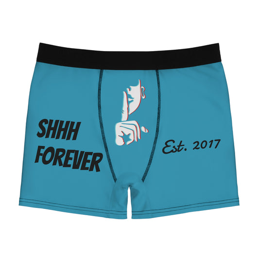 Shhh Forever Boxer Briefs – Quiet Gesture Graphic Men's Underwear (Est. 2017)