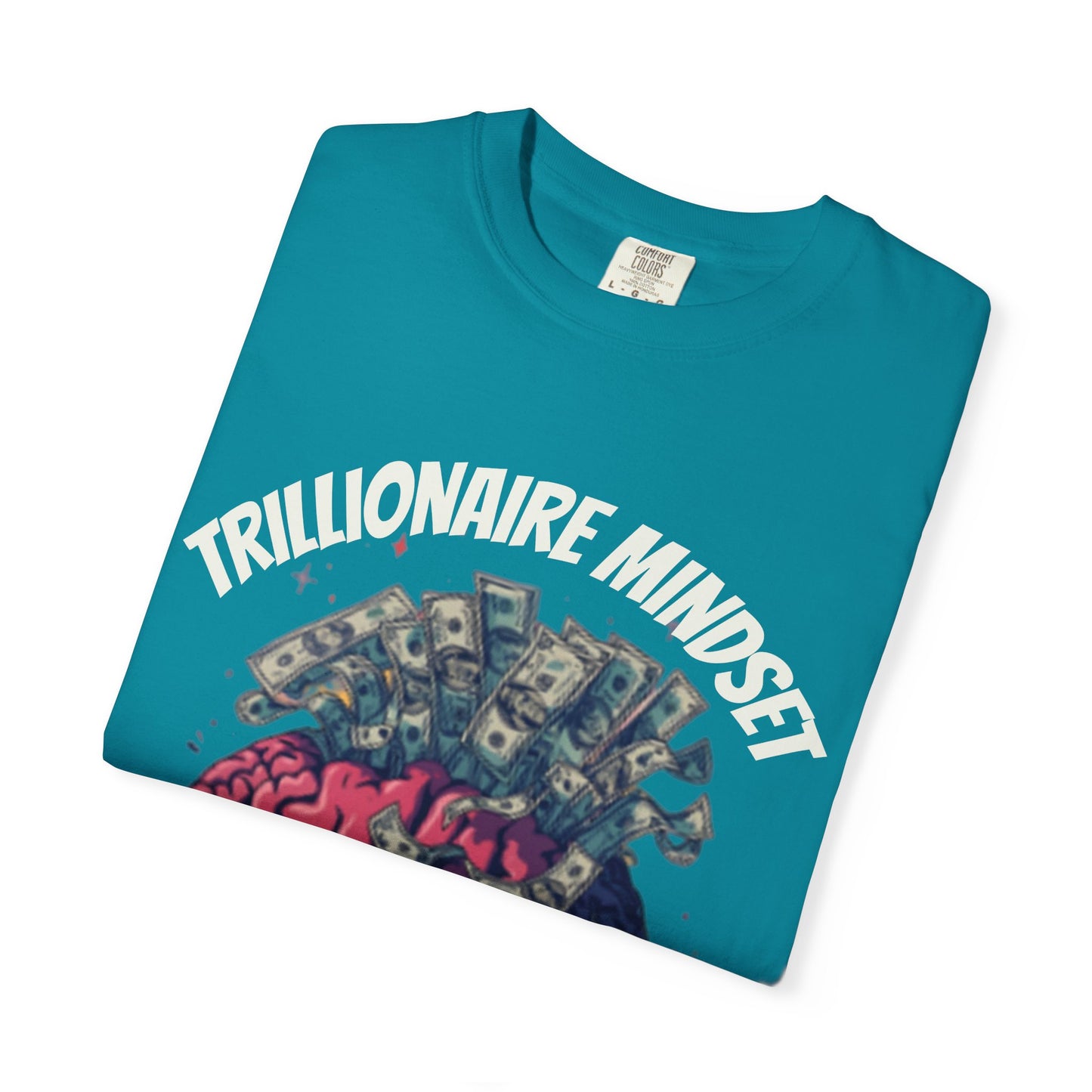 SHHH Forever Trillionaire Mindset T-Shirt — Brain & Money Graphic Tee