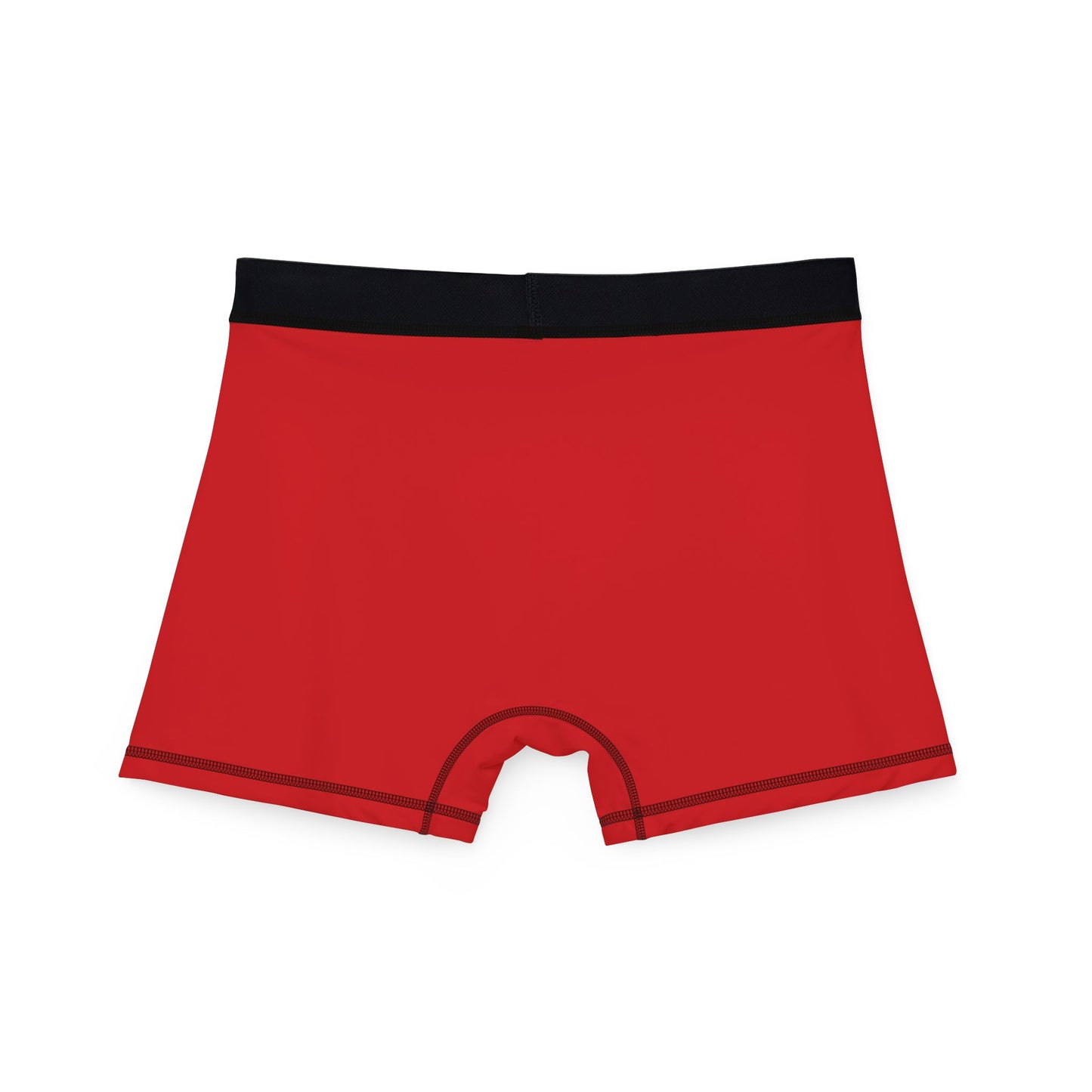 Red Men's Boxer Briefs with SHHH Forever Logo — Athletic Everyday Underwear