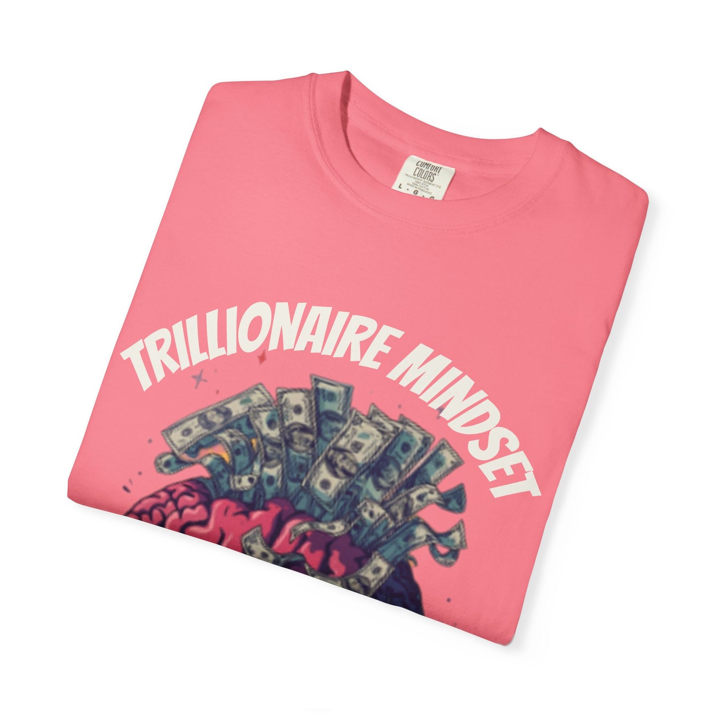 SHHH Forever Trillionaire Mindset T-Shirt — Brain & Money Graphic Tee