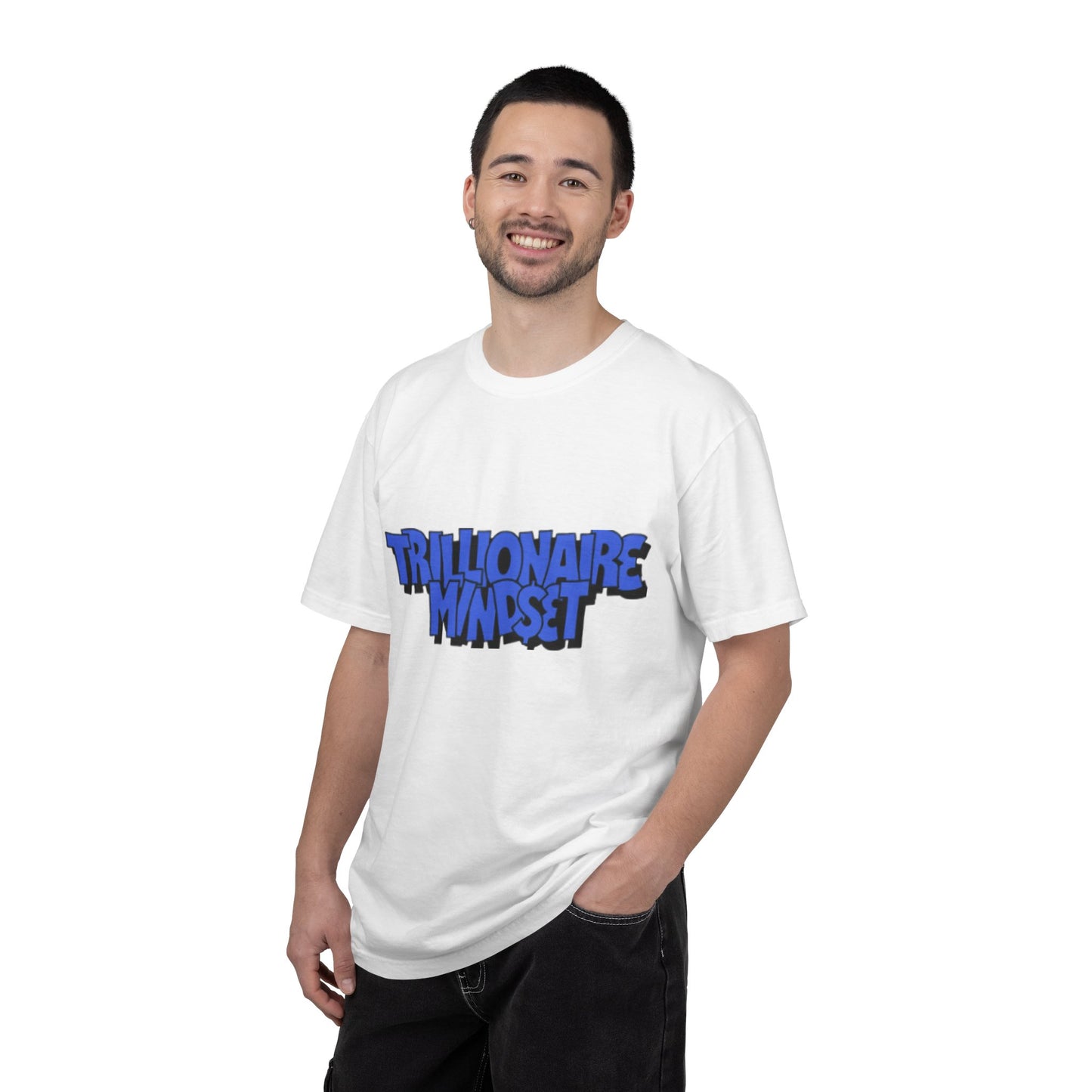 SHHH Forever Trillionaire Mindset T-shirt — Motivational Graphic Tee (Front Logo, Back Slogan)