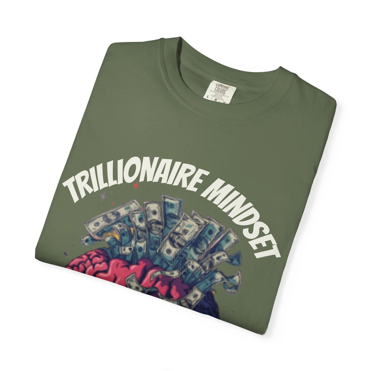 SHHH Forever Trillionaire Mindset T-Shirt — Brain & Money Graphic Tee