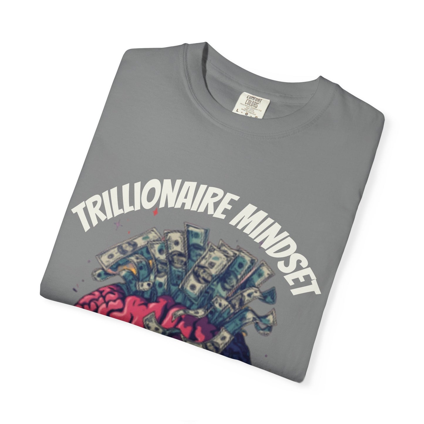 SHHH Forever Trillionaire Mindset T-Shirt — Brain & Money Graphic Tee