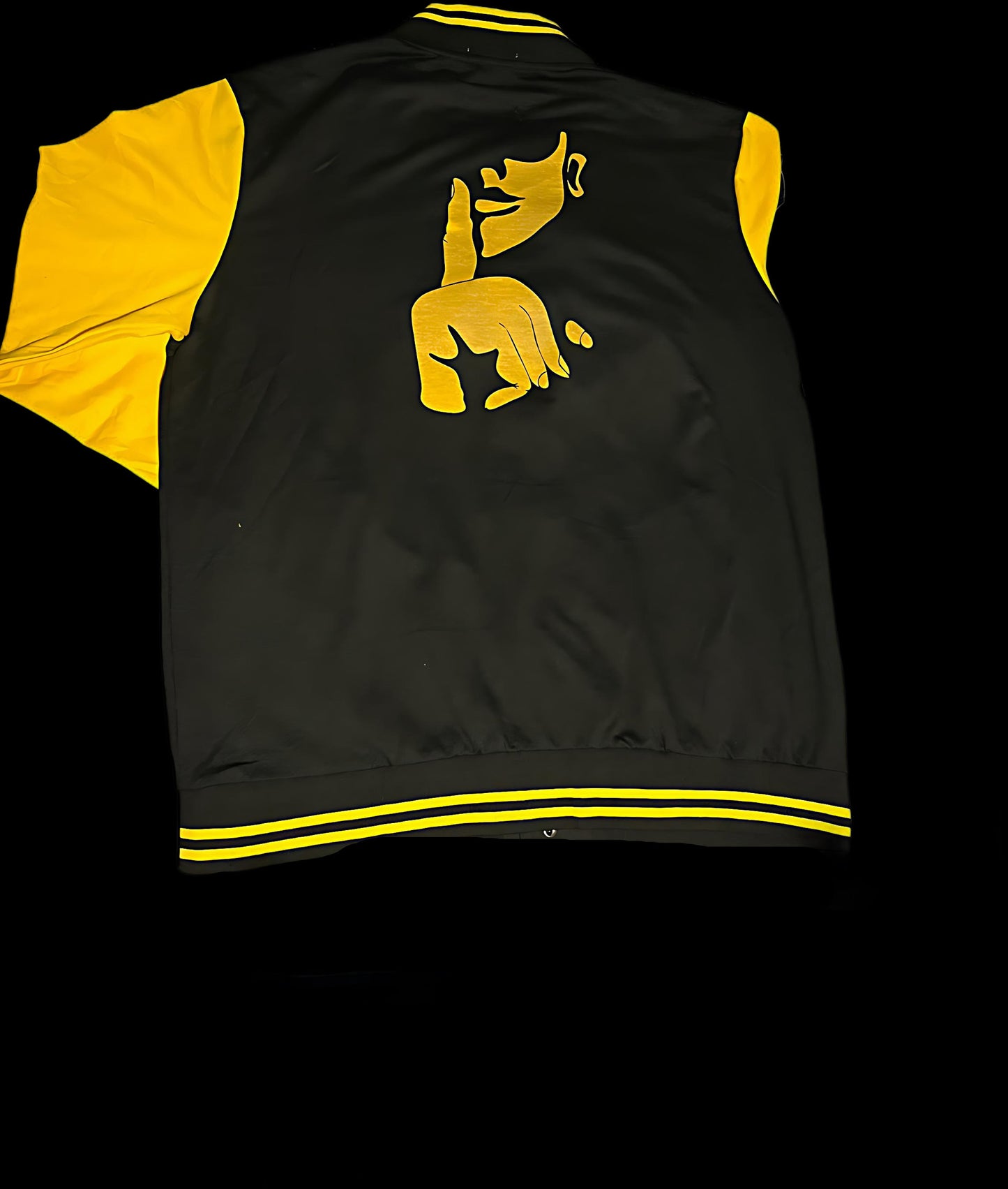 SHHH Logo Letterman Jacket