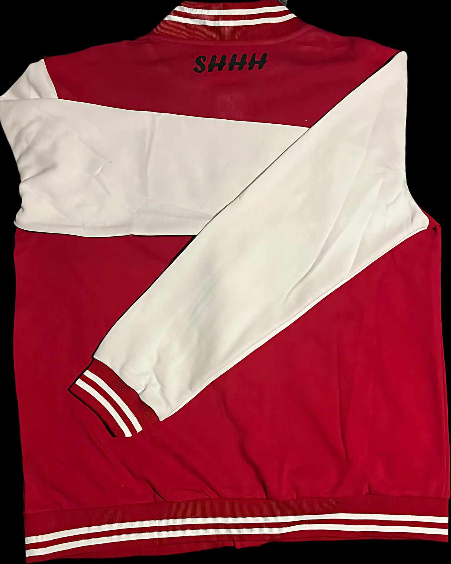 SHHH Logo Letterman Jacket