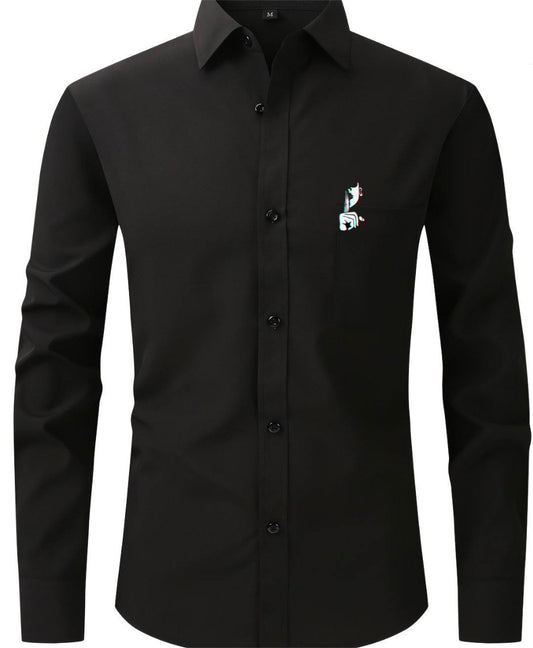 SHHH Mens Collar Shirt